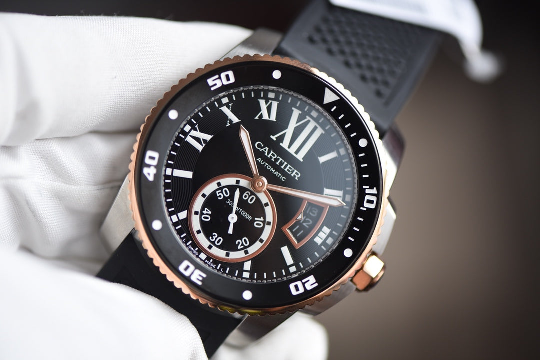 Cartier Calibre de Cartier Diver Two-Tone Automatic Watch