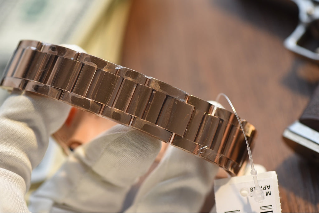 Cartier Ballon Bleu Rose Gold Diamond Bezel Automatic Watch with Bracelet