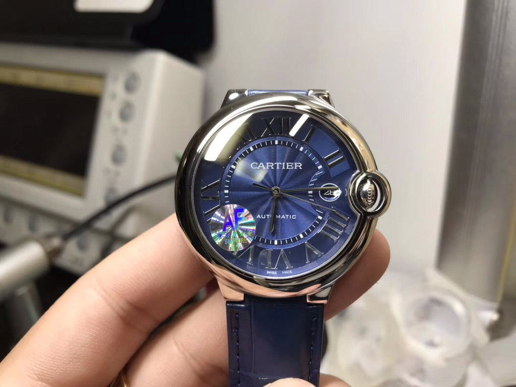 Cartier Ballon Bleu Blue Dial Automatic Watch