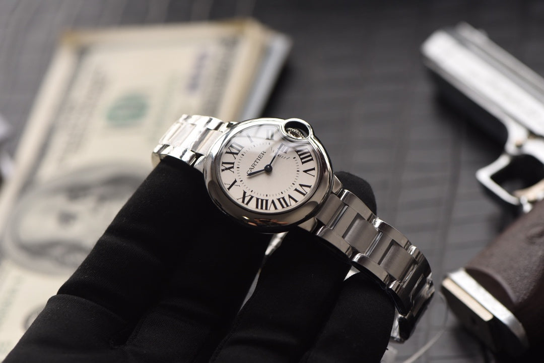 Cartier Ballon Bleu Small Stainless Steel Watch