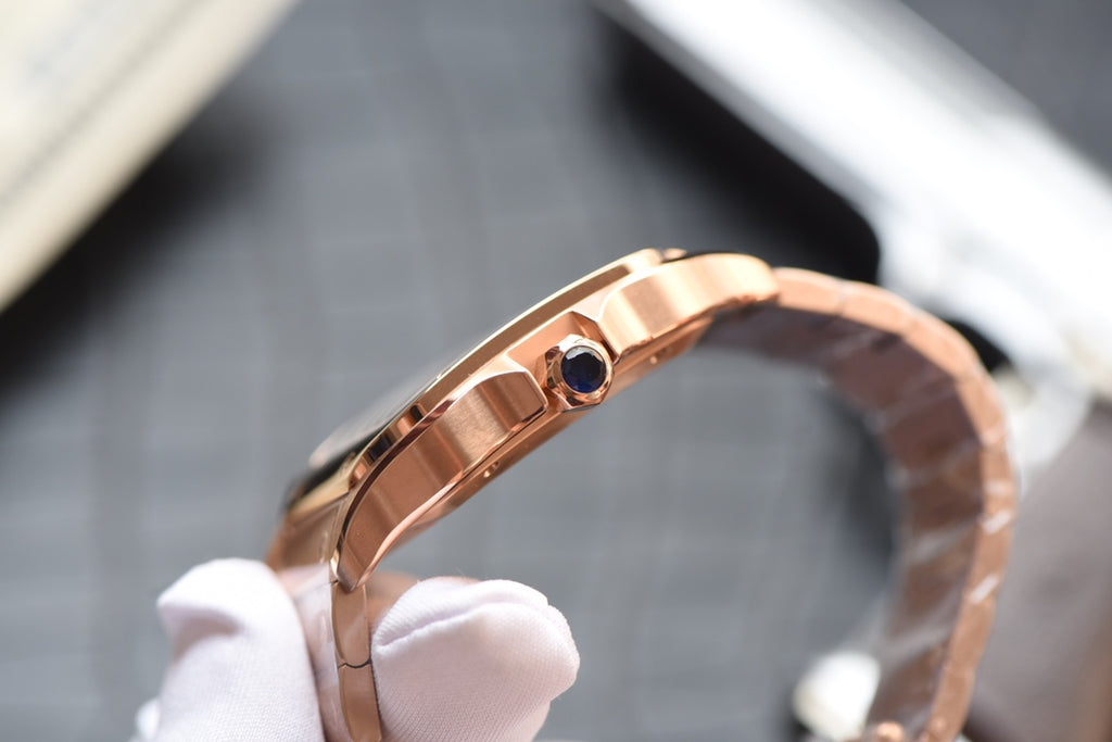 Cartier Santos Rose Gold Automatic Watch