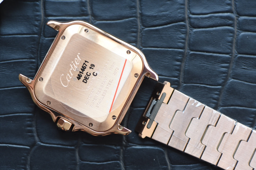Cartier Santos Rose Gold Automatic Watch