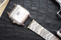 Cartier Santos de Cartier Blue Dial Two-Tone Automatic Watch