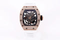 Richard Mille RM035 Americas Rose Gold Full Diamond Skeleton Automatic Watch (Custom)