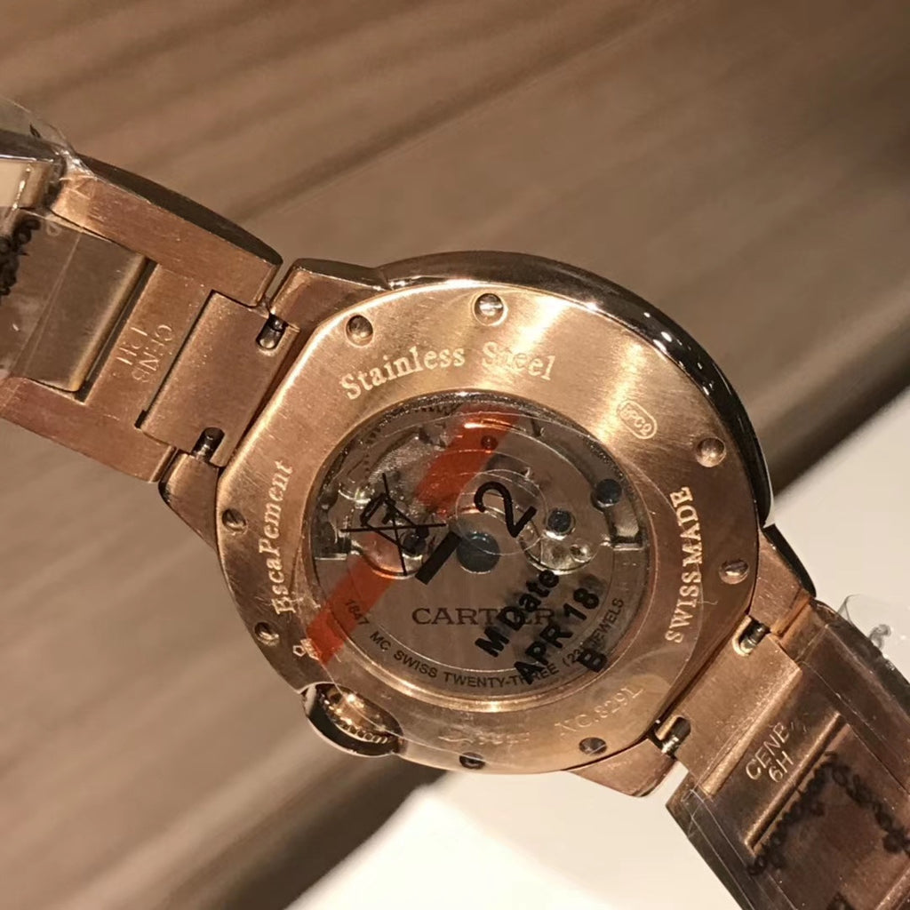 Cartier Ballon Bleu Rose Gold Flying Tourbillon Ladies Watch