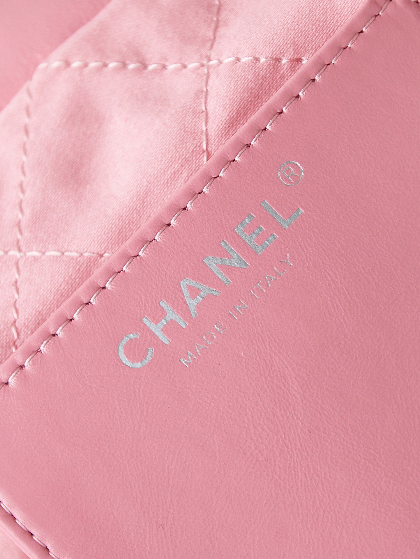 Chanel 22 Bag Pink Calfskin Mini Silver Hardware