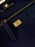 Chanel 31 Bag Navy Blue Lambskin Large Gold Hardware