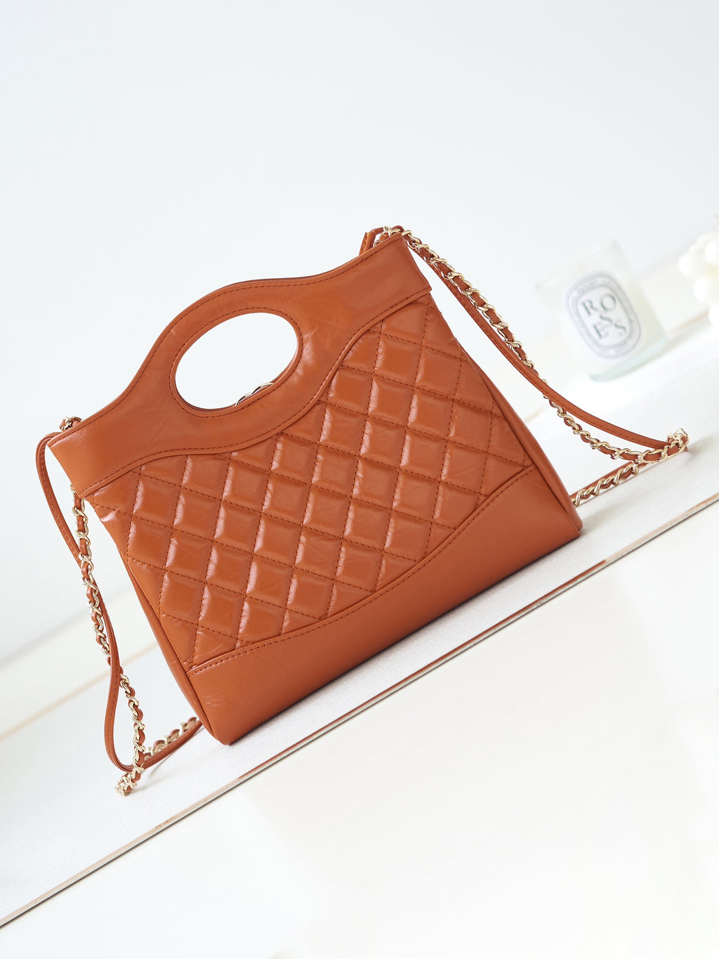 Chanel 31 Bag Caramel Tan Lambskin Mini Gold Hardware