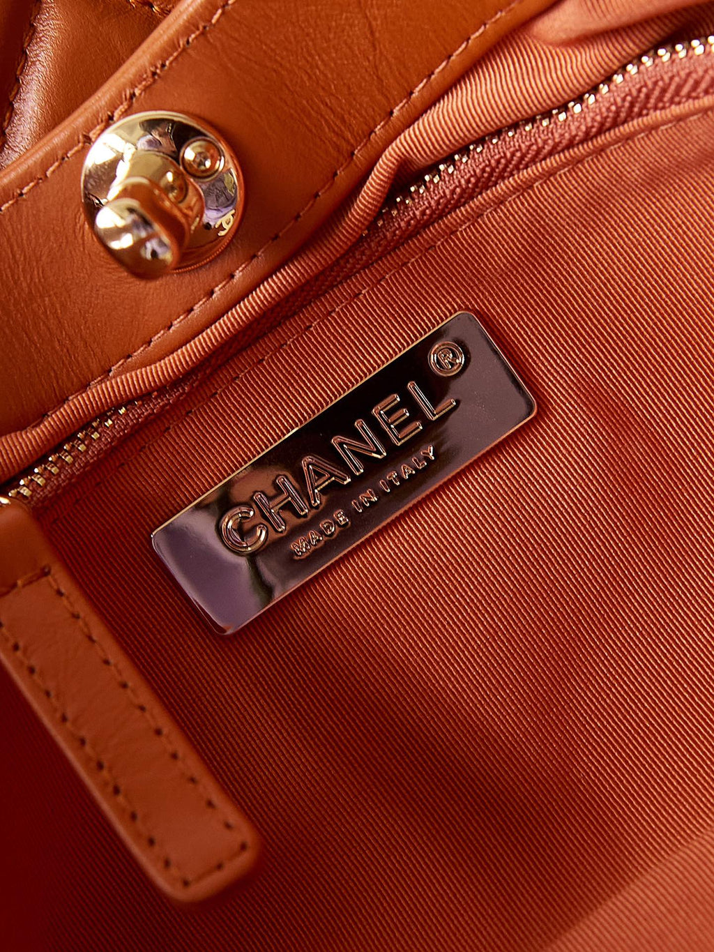 Chanel 31 Bag Caramel Brown Lambskin Large Gold Hardware