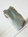 Chanel 22 Bag Mint Green Calfskin Large Gold Hardware